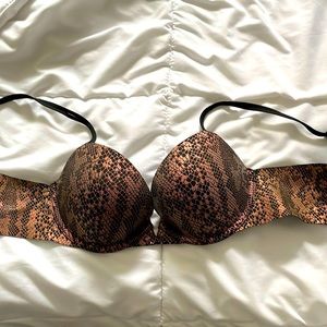 Victoria Secret chrome snake bra